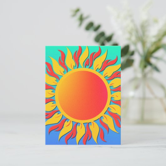 Sunshine Postkarte (Stehend Vorderseite)