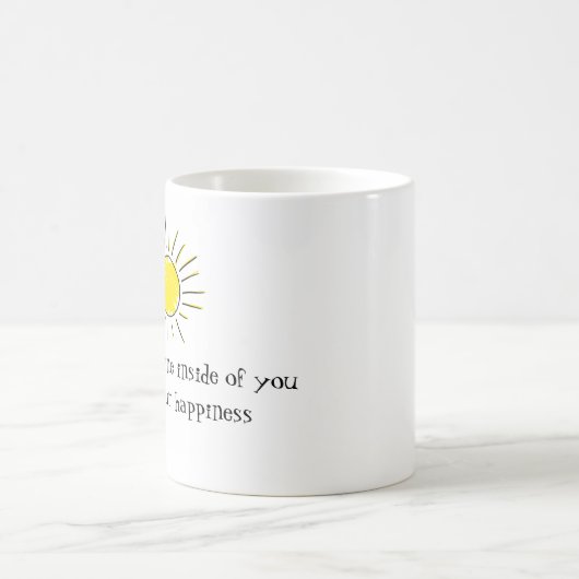 Sunshine quote mug kaffeetasse (Mittel)