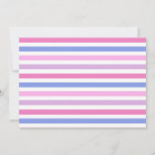 Sunshine Rainbow Birthday Foto Einladung (Rückseite)