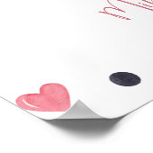 Sunshine Rainbow Birthday Foto Milestone Poster (Ecke)