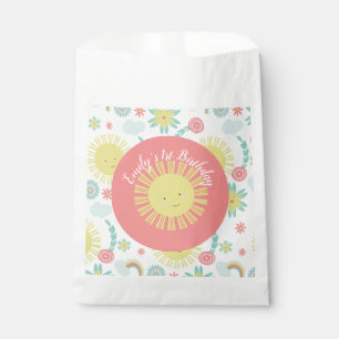 Sunshine Rainbow Floral Geburtstag Geschenktütchen