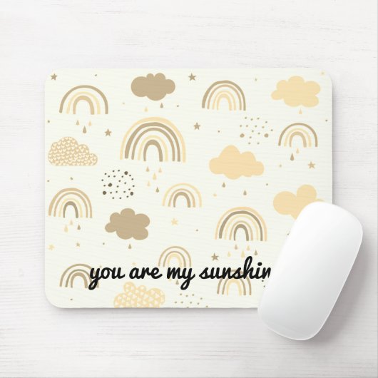Sunshine Rainbow Mouse Pad Mousepad (Mit Mouse)
