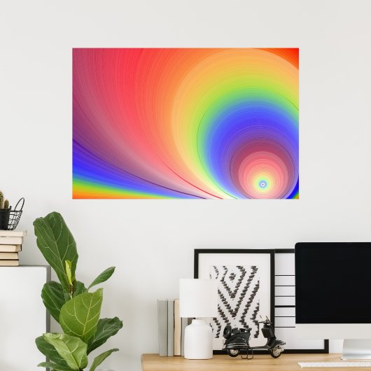 Sunshine Rainbow Poster (Heimbüro)