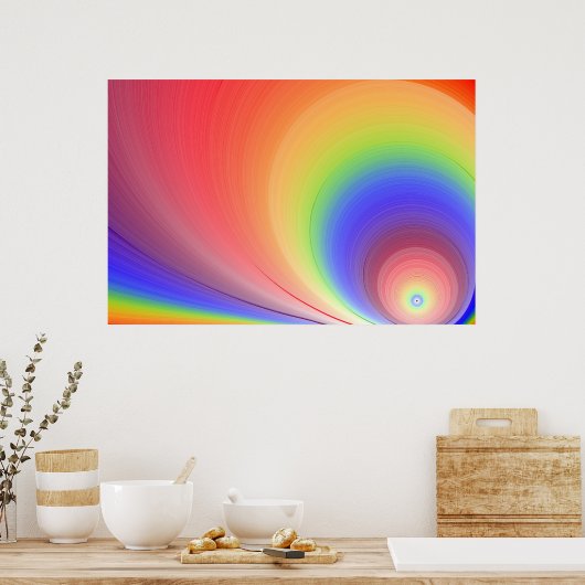 Sunshine Rainbow Poster (Küche)