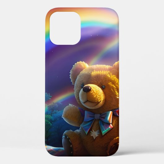 Sunshine Rainbow Teddy Bear Wonderland Case-Mate iPhone Hülle (Rückseite)