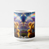 Sunshine Rainbow Teddy Bear Wonderland Kaffeetasse (Mittel)