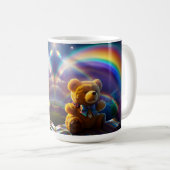 Sunshine Rainbow Teddy Bear Wonderland Kaffeetasse (VorderseiteRechts)