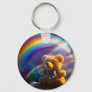 Sunshine Rainbow Teddy Bear Wonderland Schlüsselanhänger