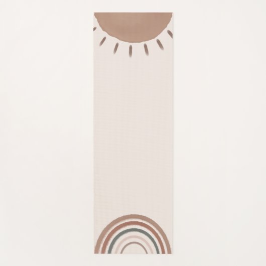 Sunshine & Rainbows Yoga Mat Yogamatte (Vorderseite)