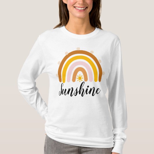 Sunshine - Regenbogen Sunshine T - Shirt (Vorderseite)