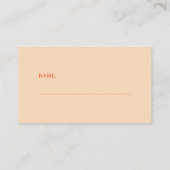 Sunshine Retro Baby Dusche Windel Preisgeld verlos Begleitkarte (Rückseite)