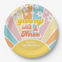 Sunshine Retro daisy 3. Geburtstag