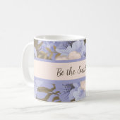 Sunshine Romantische Violette & Sage Botanische Fl Kaffeetasse (Vorderseite Links)
