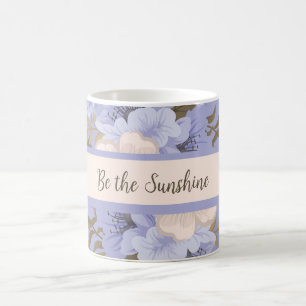Sunshine Romantische Violette & Sage Botanische Fl Kaffeetasse