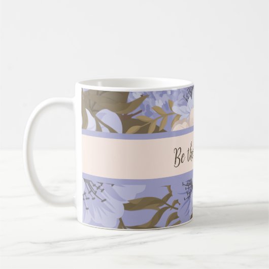 Sunshine Romantische Violette & Sage Botanische Fl Kaffeetasse (Links)