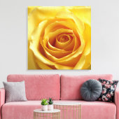 Sunshine Rose Stretched Canvas Print Leinwanddruck (Insitu (Wohnzimmer))