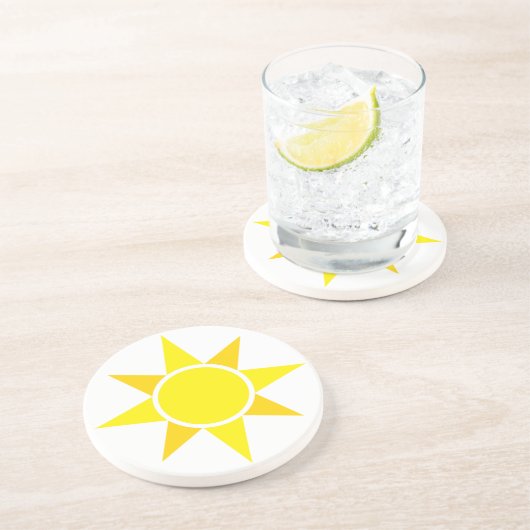 Sunshine Round Untersetzer (Seite)