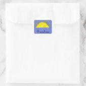 Sunshine Runder Aufkleber (Tasche)