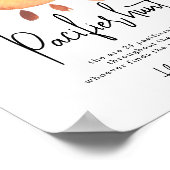 Sunshine Schnuller Jagdspiel Babydusche Poster (Ecke)