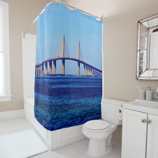 Sunshine Skyway Bridge Duschvorhang (Beispiel)
