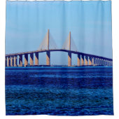 Sunshine Skyway Bridge Duschvorhang (Vorderseite)