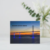 Sunshine Skyway Bridge, Florida Postkarte (Stehend Vorderseite)