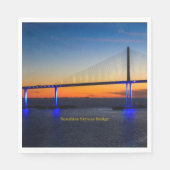 Sunshine Skyway Bridge, Florida Serviette (Vorderseite)
