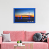 Sunshine Skyway Bridge Leinwanddruck (Insitu (Wohnzimmer))