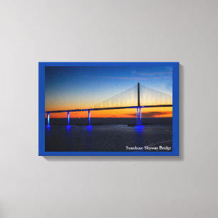 Sunshine Skyway Bridge Leinwanddruck
