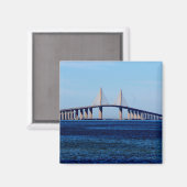 Sunshine Skyway Bridge Magnet (Vorderseite/Rückseite)