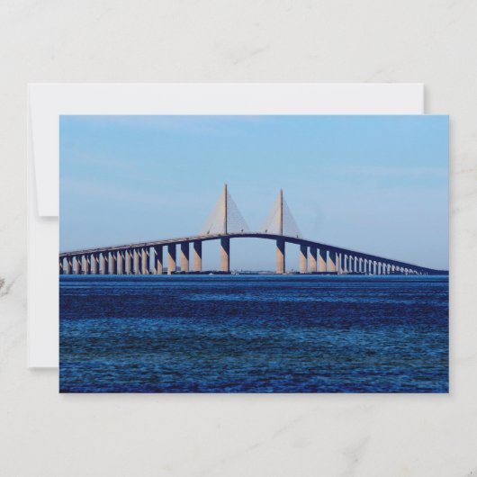 Sunshine Skyway Bridge Mitteilungskarte (Vorderseite)