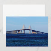 Sunshine Skyway Bridge Mitteilungskarte (Vorne/Hinten)