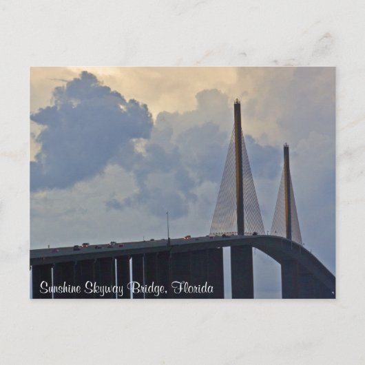 Sunshine Skyway Bridge Postcard Postkarte (Vorderseite)