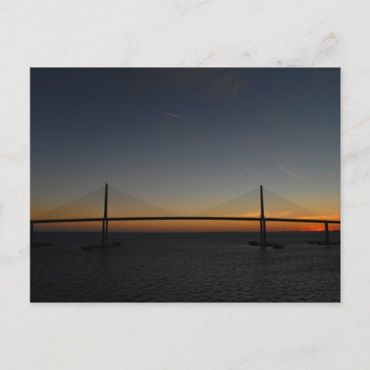 Sunshine Skyway Bridge Postkarte (Vorderseite)