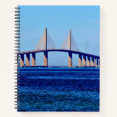 Sunshine Skyway Bridge Spiral Notebook Notizblock (Vorderseite)