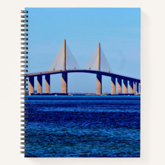 Sunshine Skyway Bridge Spiral Notebook Notizblock