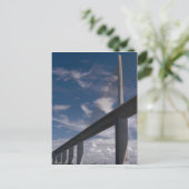 Sunshine Skyway Bridge, Tampa Bay, Florida, USA Postkarte (Stehend Vorderseite)