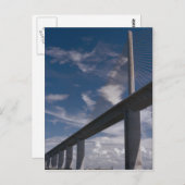 Sunshine Skyway Bridge, Tampa Bay, Florida, USA Postkarte (Vorne/Hinten)