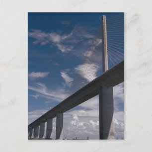 Sunshine Skyway Bridge, Tampa Bay, Florida, USA Postkarte