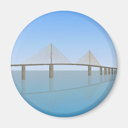 Sunshine Skyway Bridge: Tampa Bay: Magnet (Vorne)