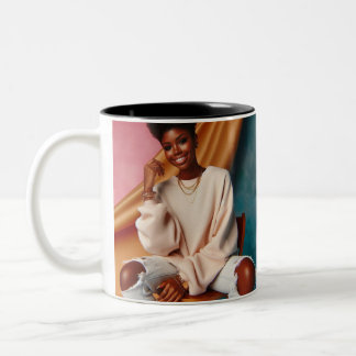 "Sunshine & Slay"-Tasse Zweifarbige Tasse