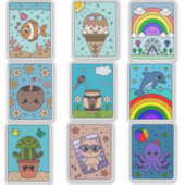 Sunshine & Smiles: Kids' Summer Fun Sticker Pack! (Vorderseite)