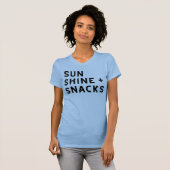 SUNSHINE + SNACKS Damen T-Shirt (Vorne ganz)