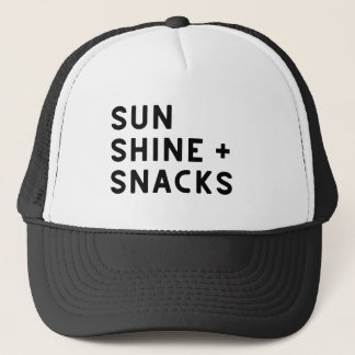 SUNSHINE + SNACKS women's t-shirt Truckerkappe