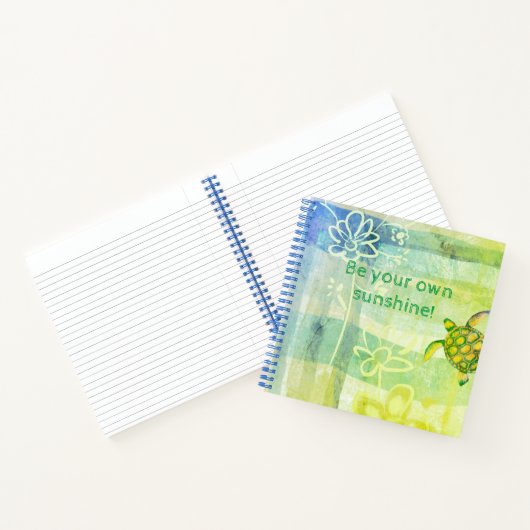 Sunshine Spirale Notebook Notizblock (Innenseite)
