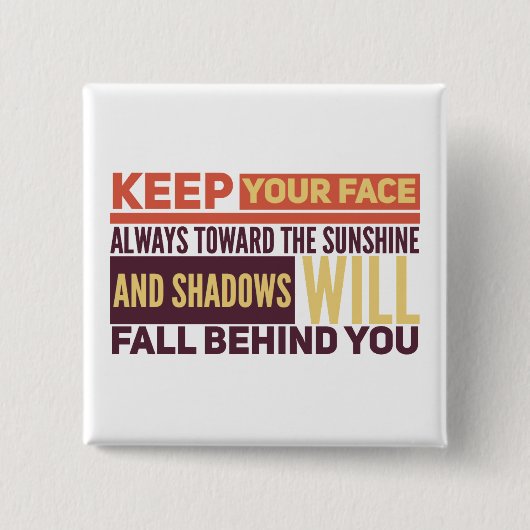 Sunshine - Square Button (Vorderseite)