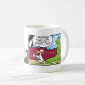 Sunshine Staat Kaffee Tasse: "Der Kaffee-Dieb" Kaffeetasse (VorderseiteRechts)