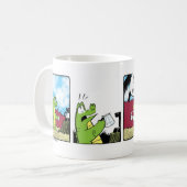 Sunshine Staat Kaffee Tasse: "Der Kaffee-Dieb" Kaffeetasse (Vorderseite Links)