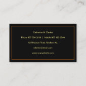 Sunshine Studio Visitenkarte (Rückseite)