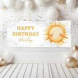 Sunshine Summer Kindergeburtstag Party Banner